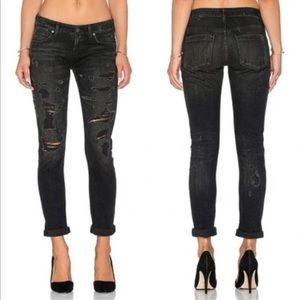 AGOLDE Chloe Jeans in Liverpool Wash Black Size‎ 27
